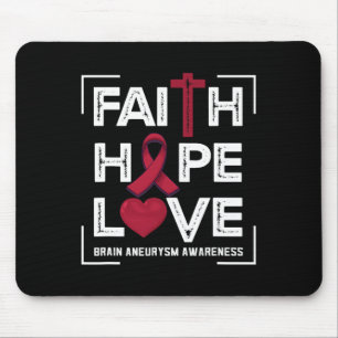 Liebe der Hoffnung Hirnaneurysma Bewusstsein 1 Mousepad