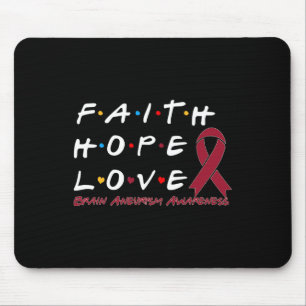 Liebe der Hoffnung Hirnaneurysma Bewusstsein Mousepad