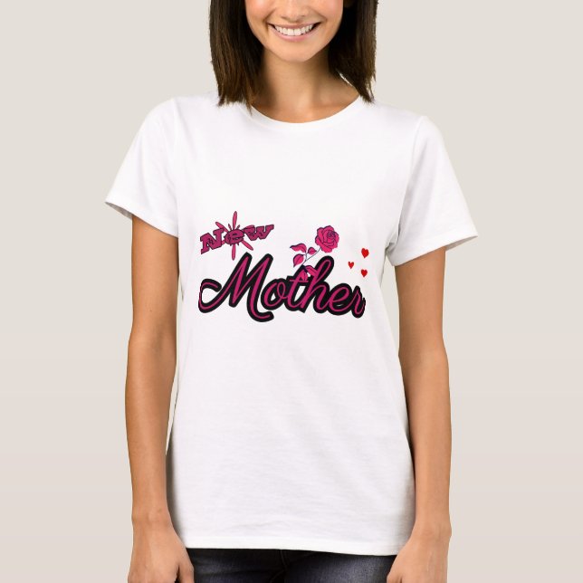 Liebe der junge Mutter T-Shirt (Vorderseite)