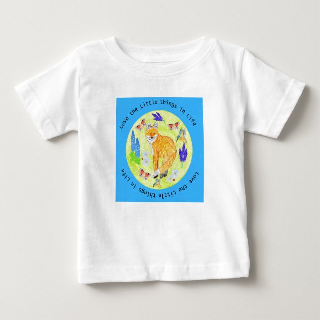Liebe der kleinen Dinge im Leben Baby T-shirt (Vorderseite)
