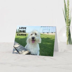 LIEBE DER KURVE DEINES SCHÖNEN LÄCHELS KARTE