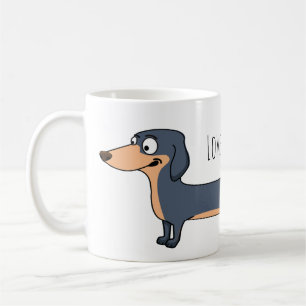 Liebe der lange Hund - Dackel Tasse