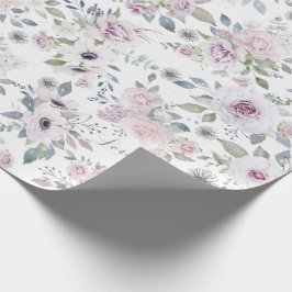 Liebe der Lavendel-Rose Geschenkpapier