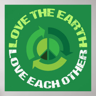 Liebe der Liebe Erde Poster