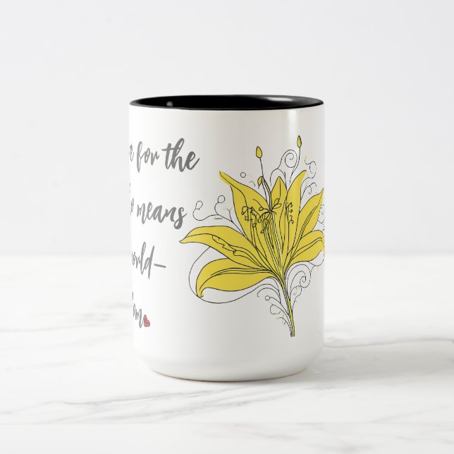 Liebe der Lilibie - Tasse des Weltkonzerts (Mittel)