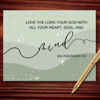Liebe der Lord Deuteronomy 6 5 Christlicher Glaube