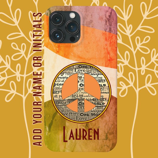 Liebe der Modernen Kunst und Zeichen des Friedens Case-Mate iPhone Hülle (Von Creator hochgeladen)