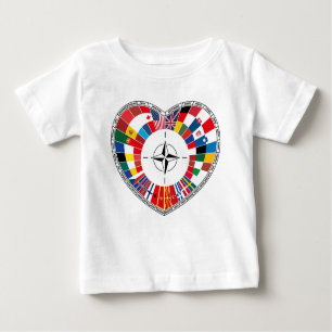 Liebe der NATO-Länder mit der NATO Baby T-shirt
