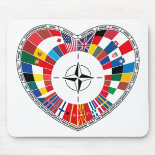 Liebe der NATO-Länder mit der NATO Mousepad