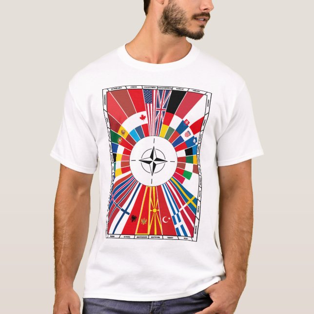 Liebe der NATO-Länder mit der NATO T-Shirt (Vorderseite)