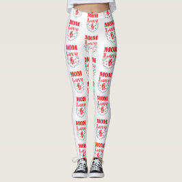 Liebe der niedlichen Mama Leggings