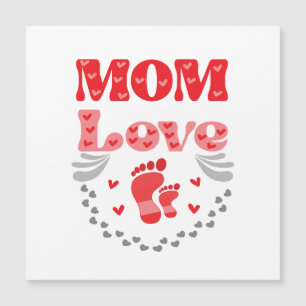 Liebe der niedlichen Mama Magnetkarte