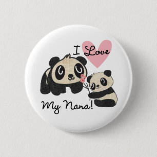 Liebe der Panda-I meine Nana Button