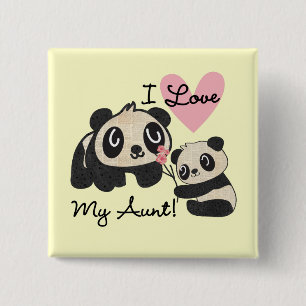Liebe der Panda-I meine Tante Button