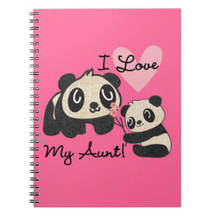 Liebe der Panda-I meine Tante Notizblock