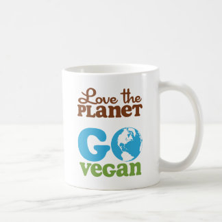 Liebe der Planet gehen vegan Tasse
