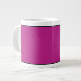 Liebe der Schmetterlinge | Magenta Lace Border Jumbo-Tasse