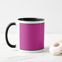 Liebe der Schmetterlinge | Magenta Lace Border Tasse
