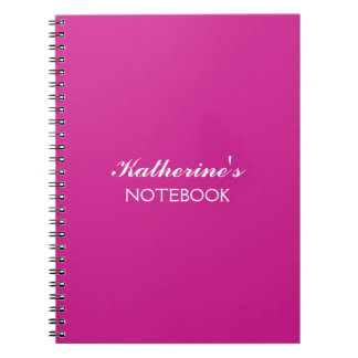 Liebe der Schmetterlinge | Solid Color Magenta 1 P Notizblock
