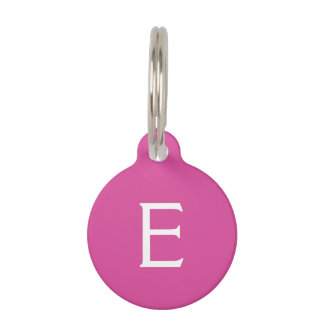 Liebe der Schmetterlinge | Solid Color Magenta 2 P Haustiermarke