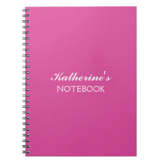 Liebe der Schmetterlinge | Solid Color Magenta 2 P Notizblock