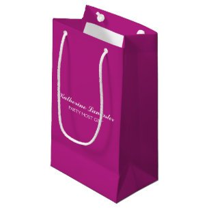 Liebe der Schmetterlinge Solid Color Magenta 5 P Kleine Geschenktüte