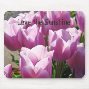Liebe der Sonnenschein! Mousepad Spring Tulip Blum
