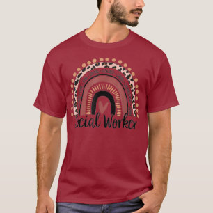 Liebe der Sozialarbeiter Rainbow T - Shirt