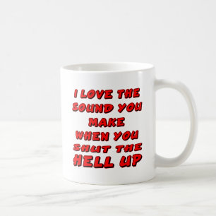 Liebe der Ton, den, Sie wenn Sie machen, zu Tasse