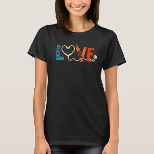 Liebe der Vintagen Krankenschwestern Woche Kranken T-Shirt