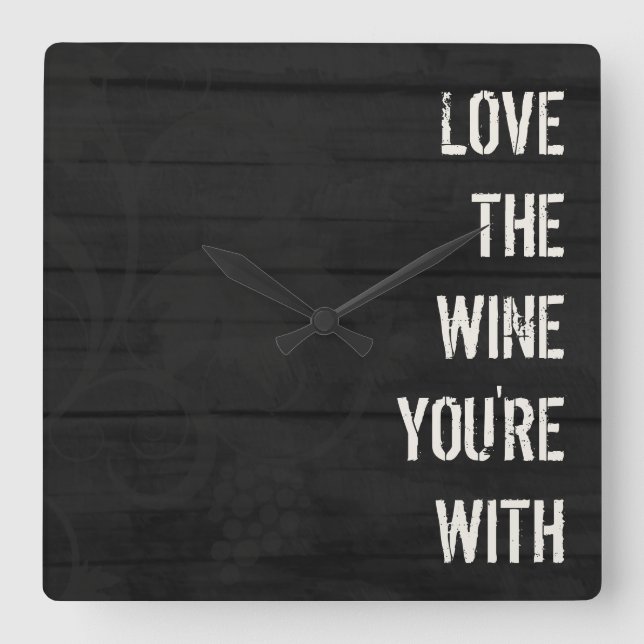 Liebe der Wein, den du mit der Uhr hast (Vorderseite)