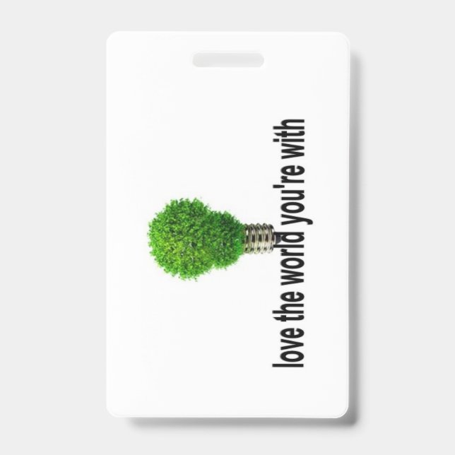 Liebe der Welt, mit der du zusammen bist Ausweis (Vorderseite)