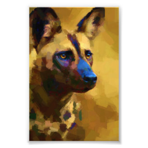 Liebe des Afrikanischen Wildhundes Fotodruck