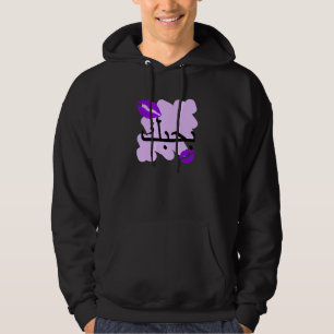 Liebe des Arabisch-I Sie lila Kisses.png Hoodie