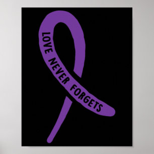 Liebe des Bewusstseins vergisst nie die Lila Multi Poster