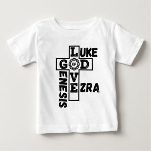Liebe des biblischen Kreuzwortes Gottes Baby T-shirt