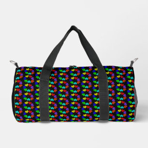 Liebe des Blumenbogens Herz Gemustert Duffle Bag