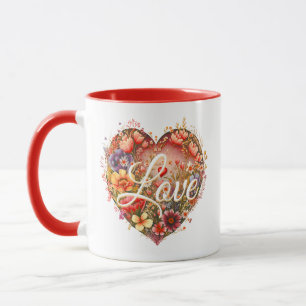 Liebe des Blumenkohls Tasse