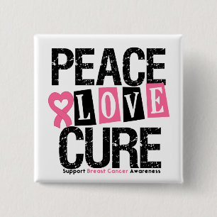 Liebe des Brustkrebses Button