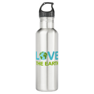 Liebe des Earth Earth Day Edelstahlflasche