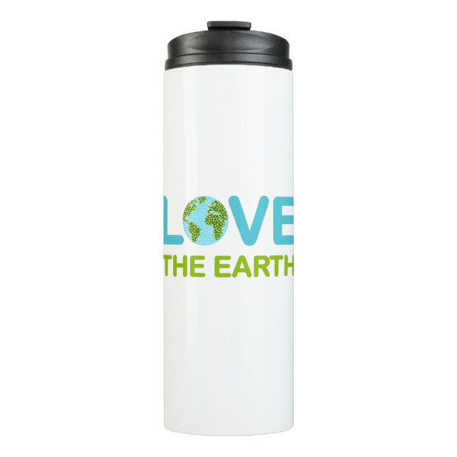 Liebe des Earth Earth Day Thermosbecher (Vorderseite)