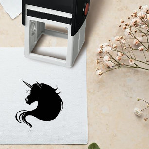 Liebe des Einhornprofils Permastempel