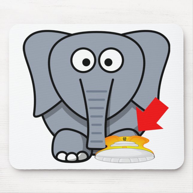 Liebe des Elefant-Schuh-I Sie Mousepad (Vorne)