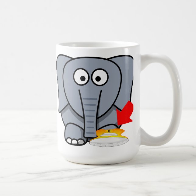 Liebe des Elefant-Schuh-I Sie Tasse (Rechts)
