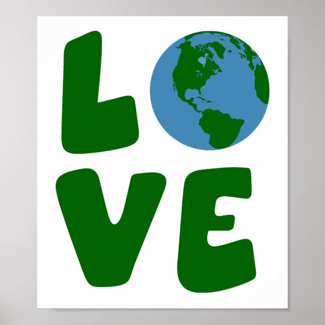 Liebe des Erdplaneten Poster (Vorne)