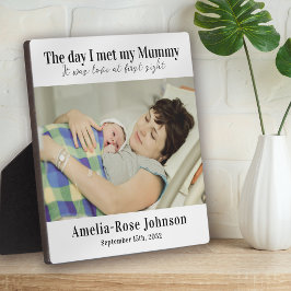 Liebe des Ersten Muttertags im ersten Foto Fotoplatte