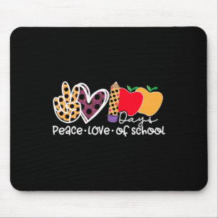 Liebe des Friedens 100 Schultage Mousepad
