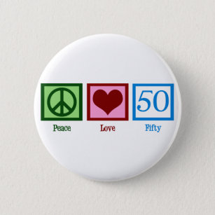 Liebe des Friedens 50 Button