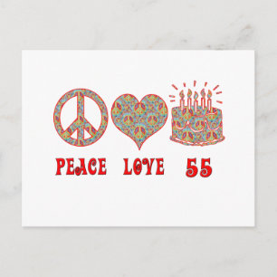 Liebe des Friedens 55 Postkarte