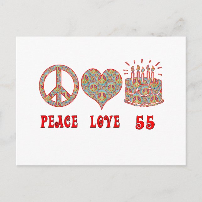 Liebe des Friedens 55 Postkarte (Vorderseite)